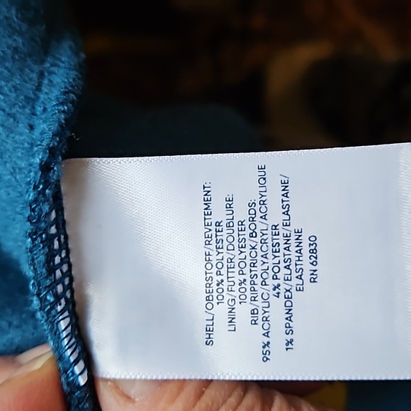 Land's End Teal coat - Picture 7 of 8